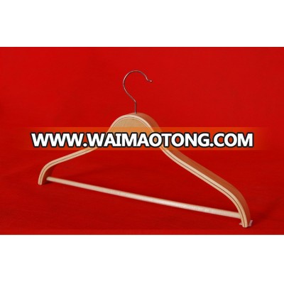 New arrival luxury wooden hanger Manufacturers promote clothes rack